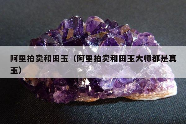 阿里拍卖和田玉（阿里拍卖和田玉大师都是真玉）