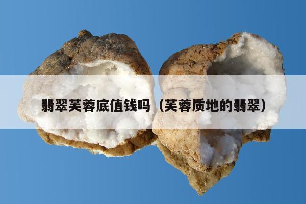 翡翠芙蓉底值钱吗（芙蓉质地的翡翠）
