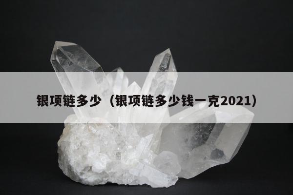 银项链多少（银项链多少钱一克2021）
