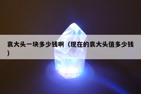 袁大头一块多少钱啊（现在的袁大头值多少钱）