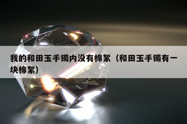 我的和田玉手镯内没有棉絮（和田玉手镯有一块棉絮）