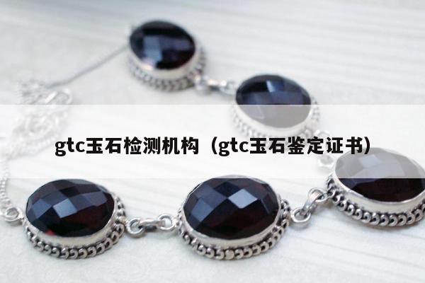 gtc玉石检测机构（gtc玉石鉴定证书）