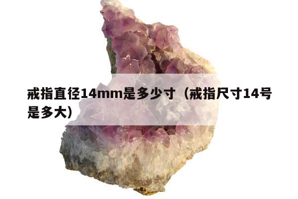 戒指直径14mm是多少寸（戒指尺寸14号是多大）