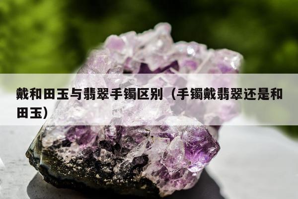 戴和田玉与翡翠手镯区别（手镯戴翡翠还是和田玉）