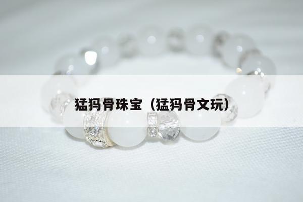 猛犸骨珠宝（猛犸骨文玩）