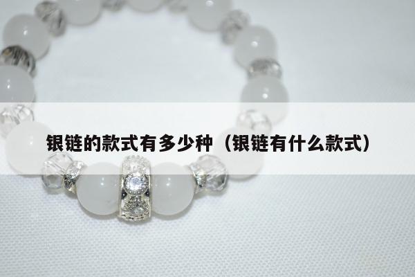 银链的款式有多少种（银链有什么款式）