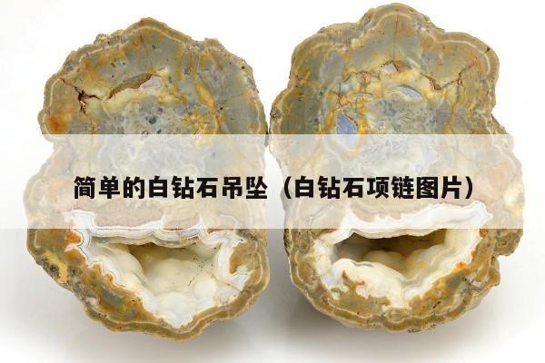简单的白钻石吊坠（白钻石项链图片）