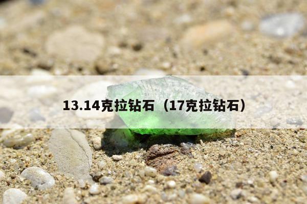 3.14克拉钻石（17克拉钻石）"