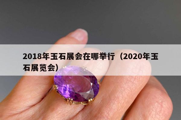 018年玉石展会在哪举行（2020年玉石展览会）"