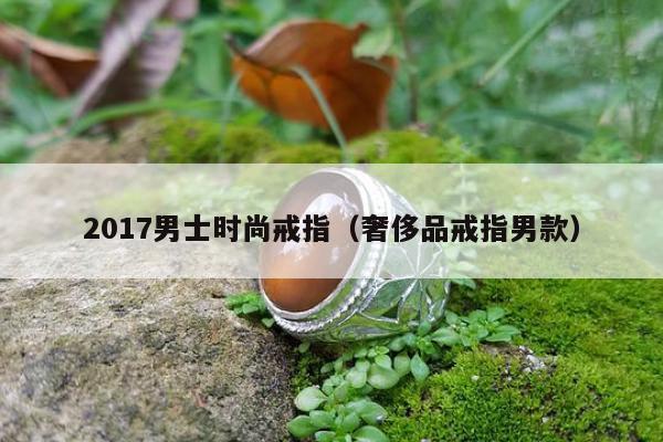 017男士时尚戒指（奢侈品戒指男款）"