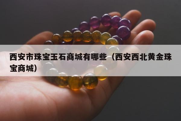 西安市珠宝玉石商城有哪些（西安西北黄金珠宝商城）