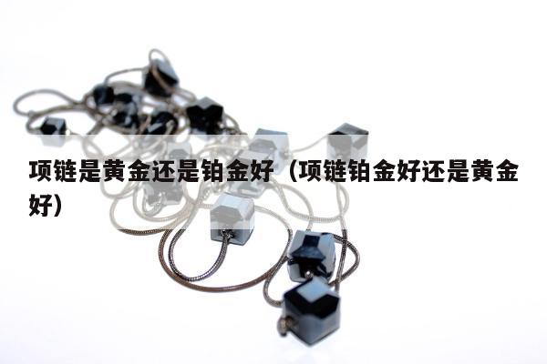 项链是黄金还是铂金好（项链铂金好还是黄金好）