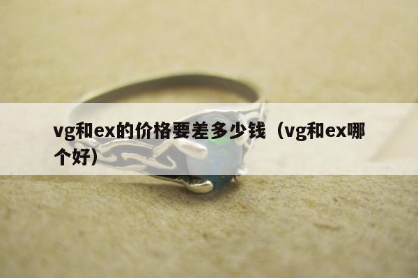 vg和ex的价格要差多少钱（vg和ex哪个好）