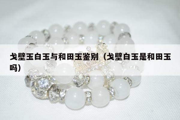 戈壁玉白玉与和田玉鉴别（戈壁白玉是和田玉吗）
