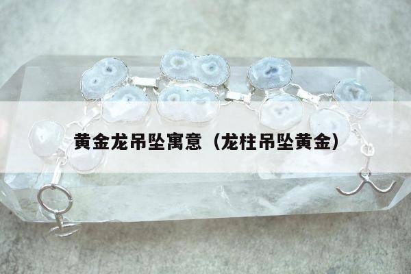 黄金龙吊坠寓意（龙柱吊坠黄金）