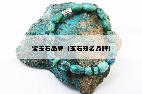 宝玉石品牌（玉石知名品牌）