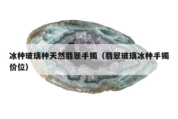 冰种玻璃种天然翡翠手镯（翡翠玻璃冰种手镯价位）