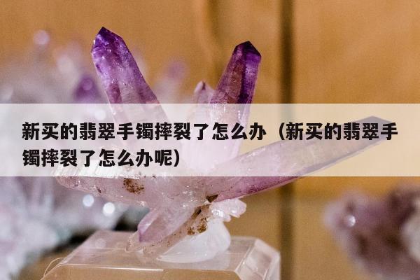 新买的翡翠手镯摔裂了怎么办（新买的翡翠手镯摔裂了怎么办呢）