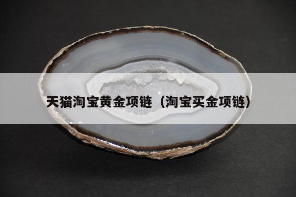 天猫淘宝黄金项链（淘宝买金项链）
