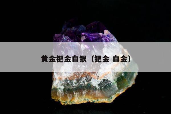 黄金钯金白银（钯金 白金）