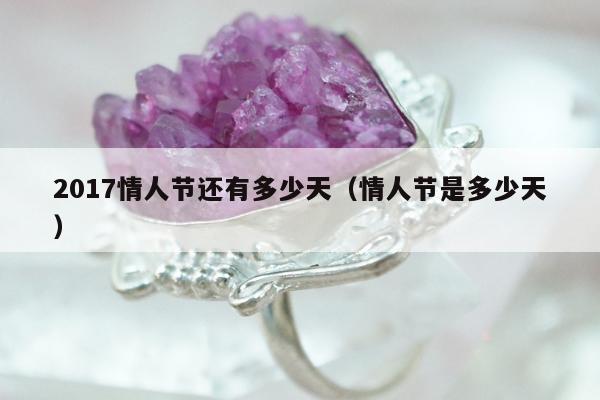 017情人节还有多少天（情人节是多少天）"