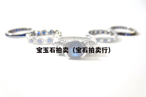 宝玉石拍卖（宝石拍卖行）