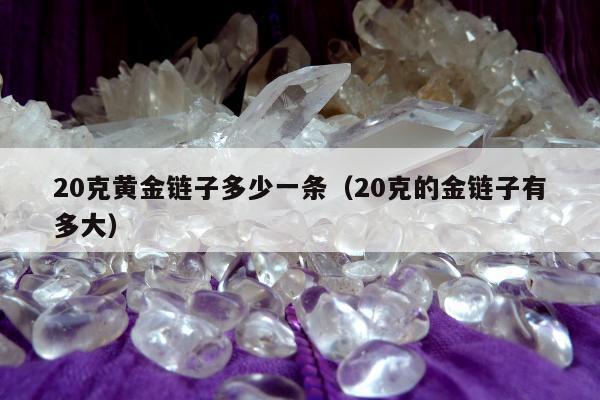 0克黄金链子多少一条（20克的金链子有多大）"