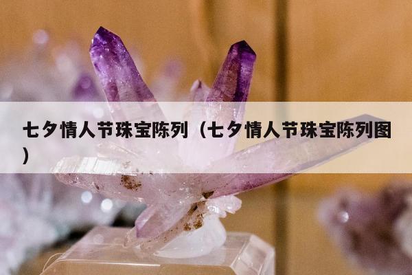 七夕情人节珠宝陈列（七夕情人节珠宝陈列图）