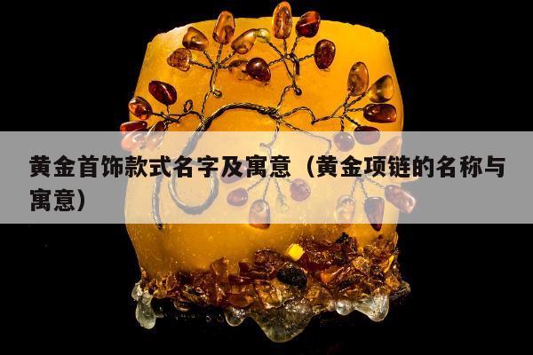 黄金首饰款式名字及寓意（黄金项链的名称与寓意）