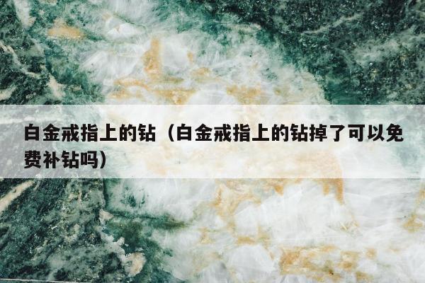 白金戒指上的钻（白金戒指上的钻掉了可以免费补钻吗）