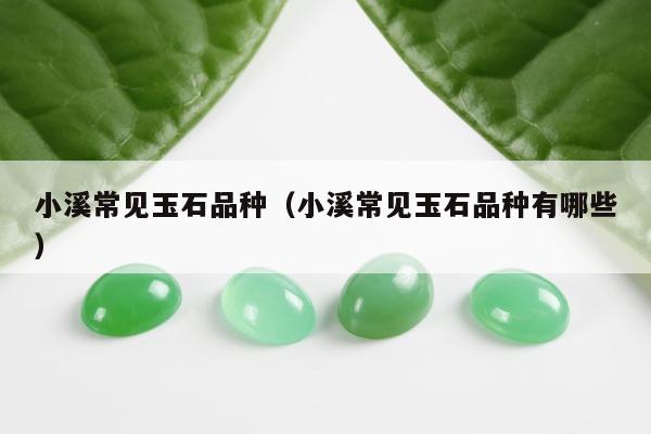 小溪常见玉石品种（小溪常见玉石品种有哪些）