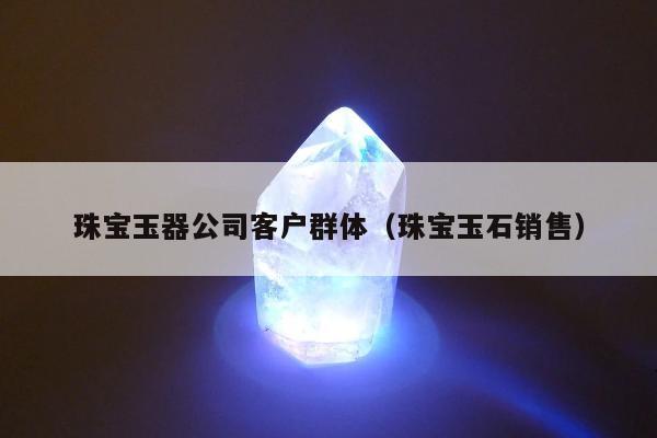 珠宝玉器公司客户群体（珠宝玉石销售）