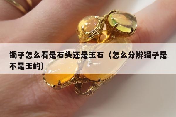 镯子怎么看是石头还是玉石（怎么分辨镯子是不是玉的）