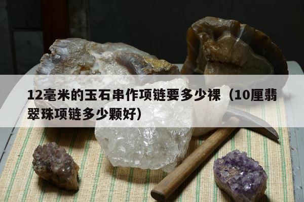 2毫米的玉石串作项链要多少裸（10厘翡翠珠项链多少颗好）"