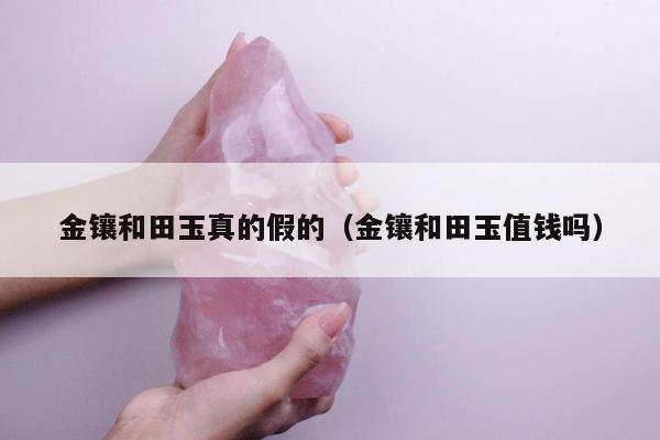 金镶和田玉真的假的（金镶和田玉值钱吗）