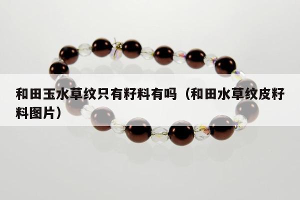和田玉水草纹只有籽料有吗（和田水草纹皮籽料图片）