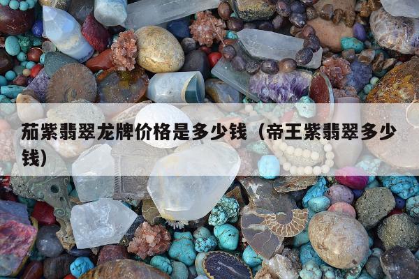 茄紫翡翠龙牌价格是多少钱（帝王紫翡翠多少钱）