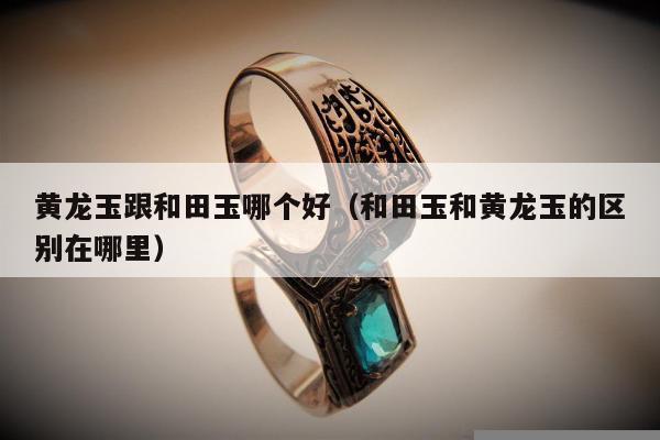 黄龙玉跟和田玉哪个好（和田玉和黄龙玉的区别在哪里）