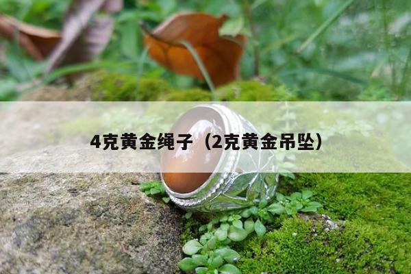 克黄金绳子（2克黄金吊坠）"