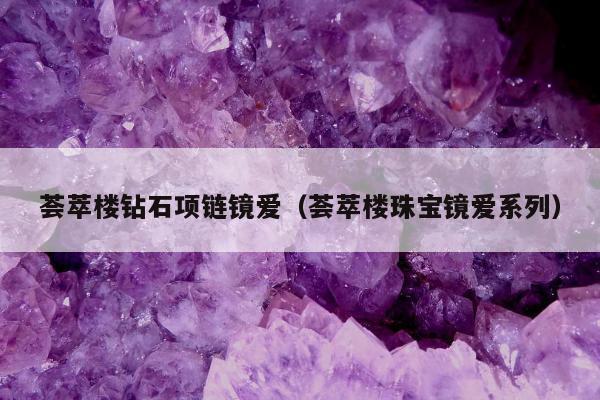 荟萃楼钻石项链镜爱（荟萃楼珠宝镜爱系列）