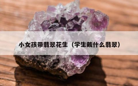 小女孩带翡翠花生（学生戴什么翡翠）