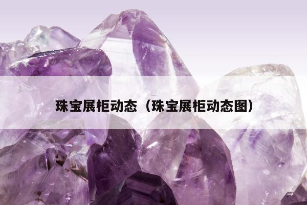 珠宝展柜动态（珠宝展柜动态图）