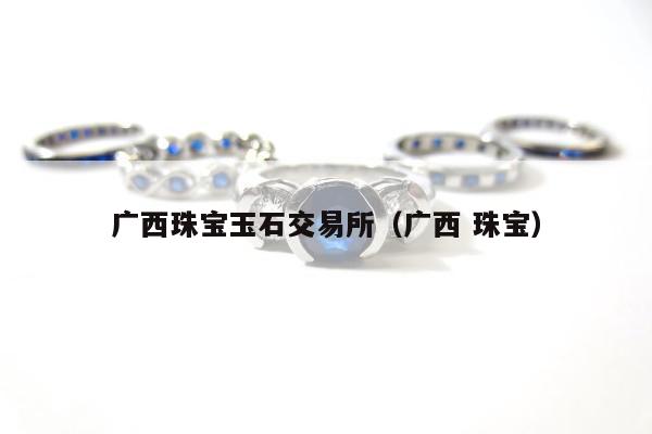 广西珠宝玉石交易所（广西 珠宝）