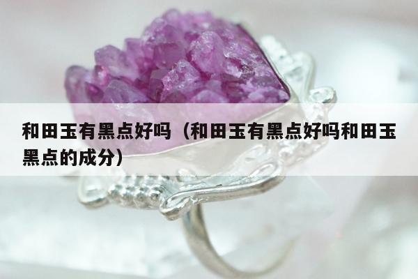 和田玉有黑点好吗（和田玉有黑点好吗和田玉黑点的成分）