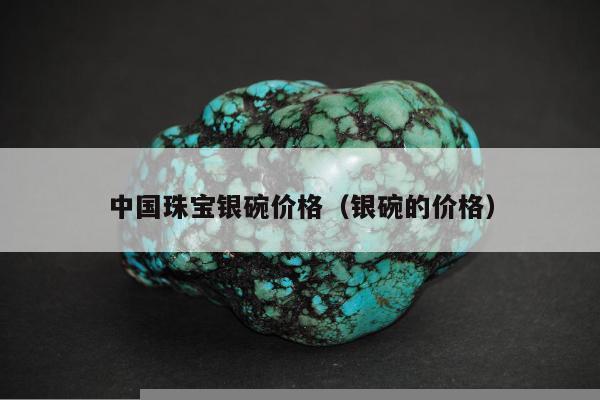 中国珠宝银碗价格（银碗的价格）