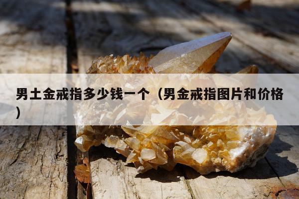 男土金戒指多少钱一个（男金戒指图片和价格）