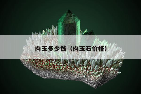 肉玉多少钱（肉玉石价格）
