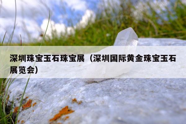 深圳珠宝玉石珠宝展（深圳国际黄金珠宝玉石展览会）