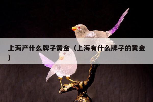 上海产什么牌子黄金（上海有什么牌子的黄金）
