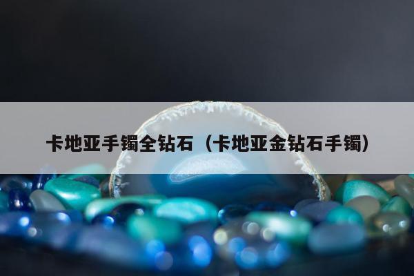 卡地亚手镯全钻石（卡地亚金钻石手镯）